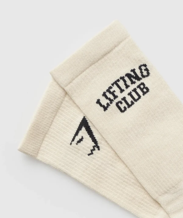 Lifting Club Graphic Crew Sock Single