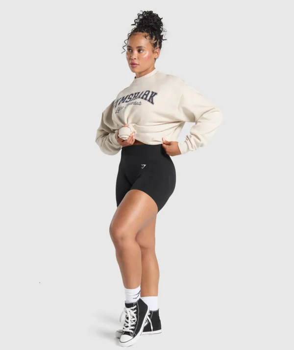 Lifting Essentials Graphic Brushed Oversized Sweatshirt