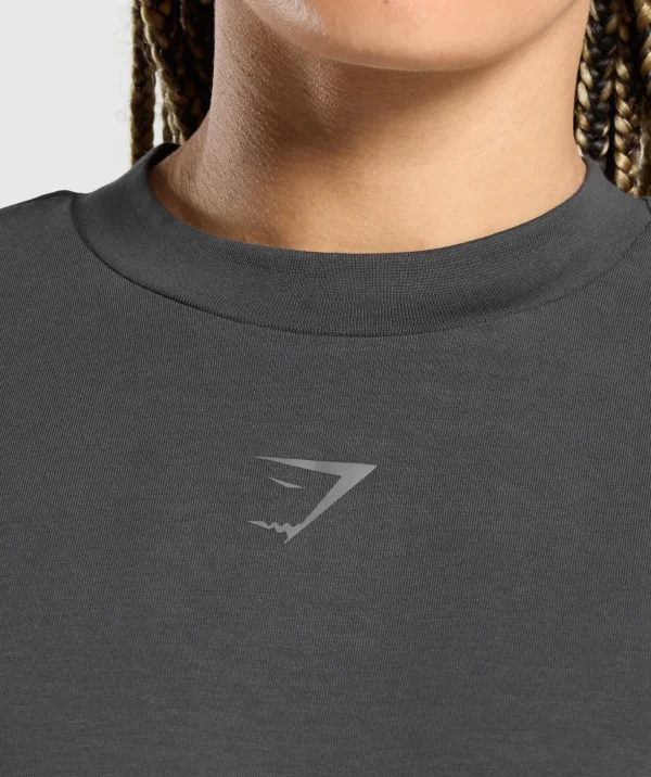 Lifting Graphic Oversized Baggy T- Shirt