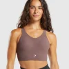 Longline Crossback Sports Bra