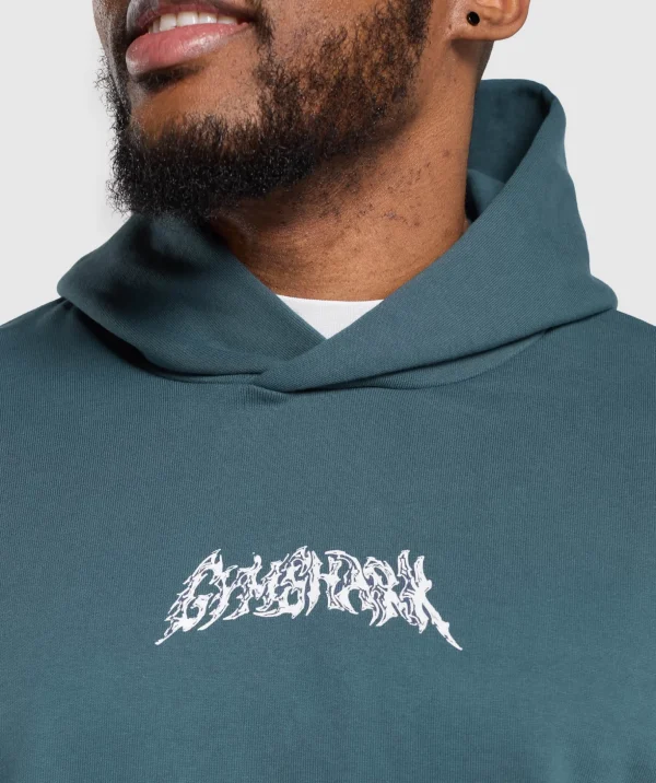 Metal Lifting Graphic Hoodie
