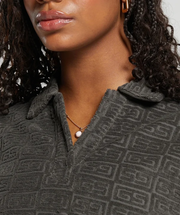 Monogram Towel Crop Top