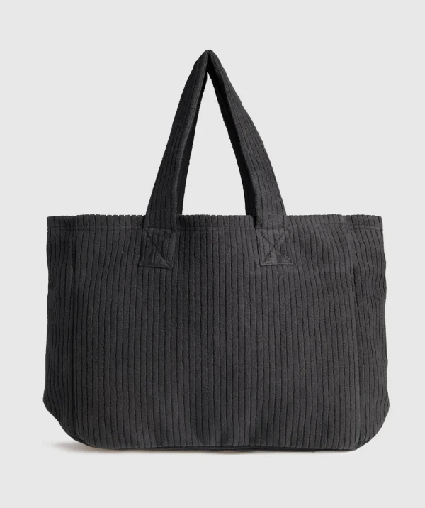 Oversized Cord Tote Bag