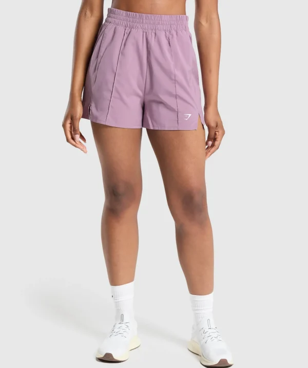 Pintuck Shorts