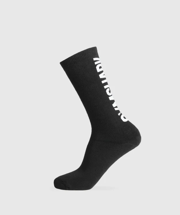 Plush Wordmark Crew Sock