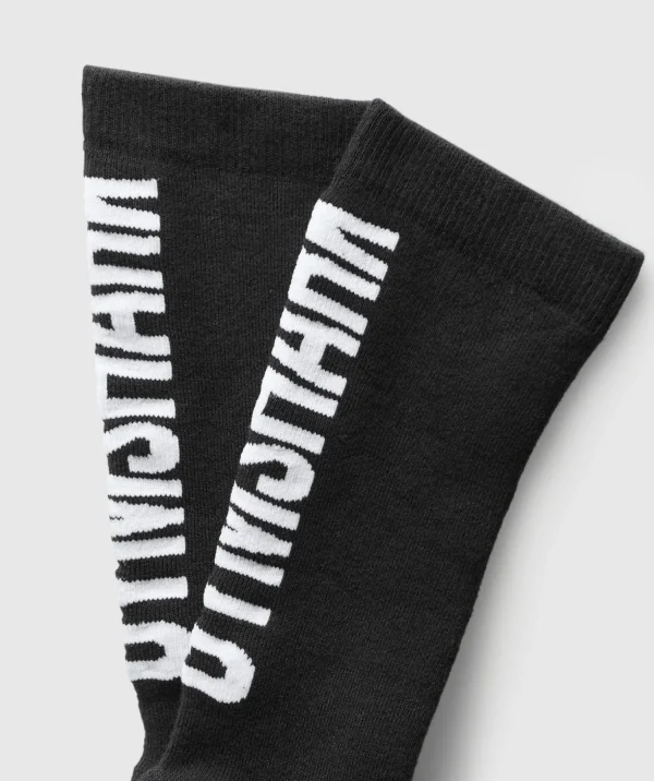 Plush Wordmark Crew Sock