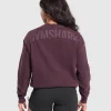 Power Oversized Long Sleeve Top
