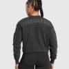 Power Oversized Long Sleeve Top