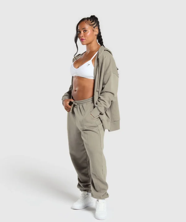 Power Oversized Zip Hoodie
