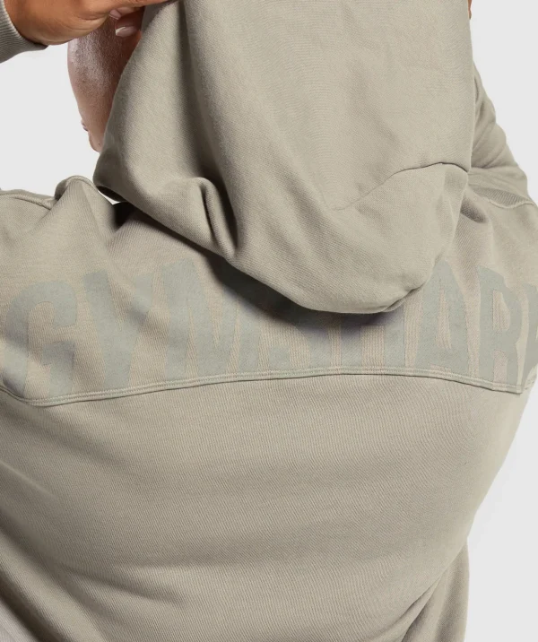 Power Oversized Zip Hoodie
