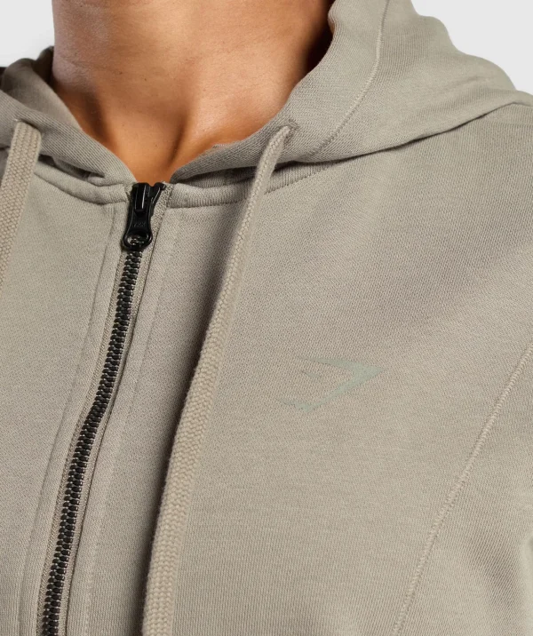 Power Oversized Zip Hoodie
