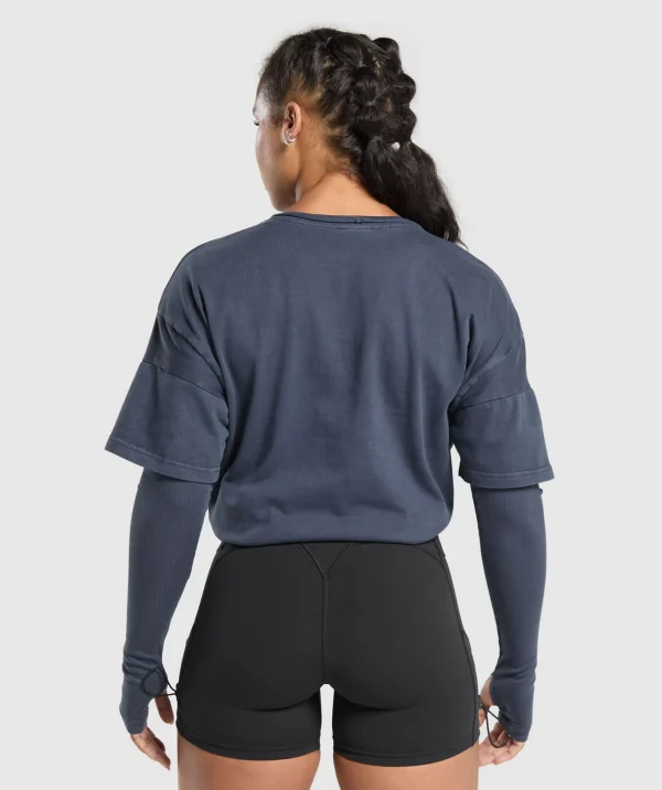Premium Legacy Washed 2-in-1 Long Sleeve