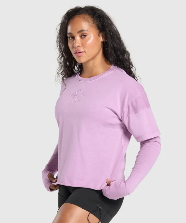Premium Legacy Washed 2-in-1 Long Sleeve