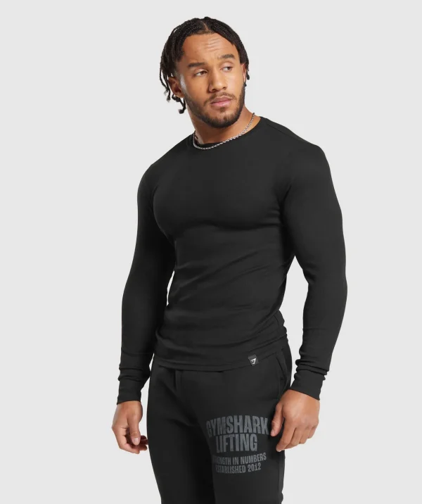 Ribbed Long Sleeve T-Shirt