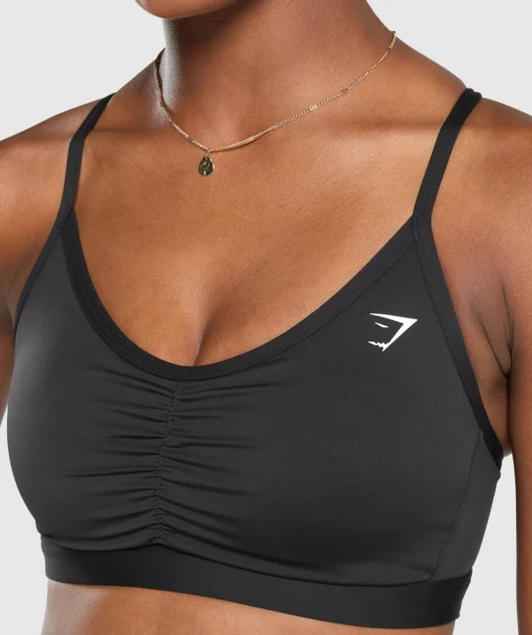 Ruched Sports Bra