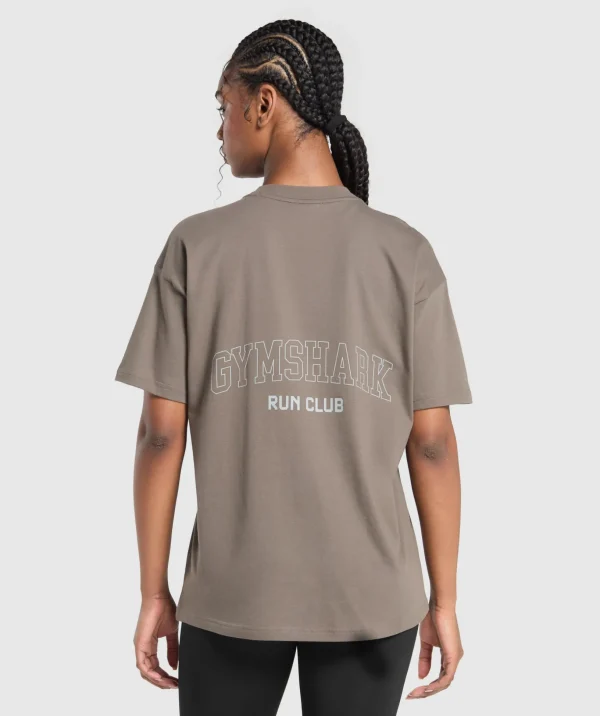 Running Graphic Oversized T-Shirt