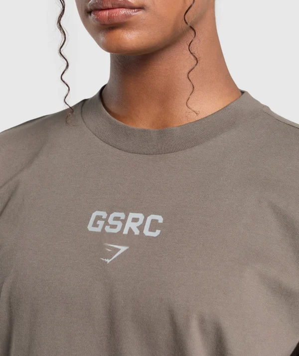 Running Graphic Oversized T-Shirt