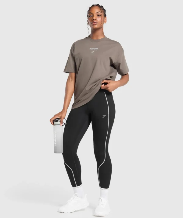Running Graphic Oversized T-Shirt