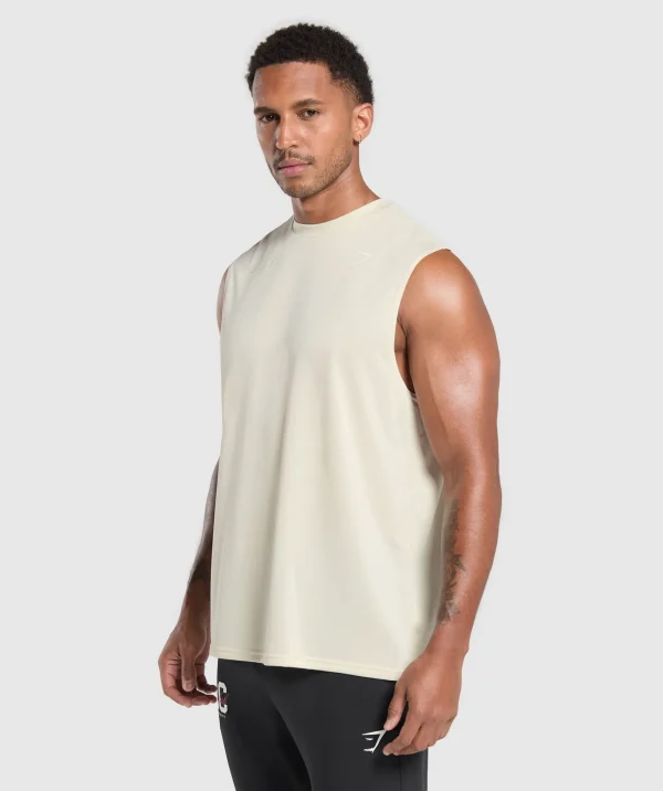 Script Graphic Cut Off Tank