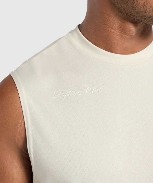 Script Graphic Cut Off Tank