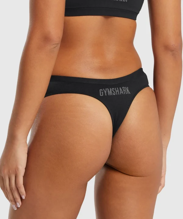 Seamless Dipped Front Thong