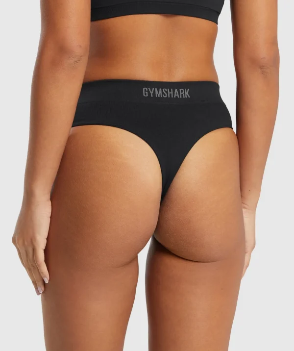 Seamless High Waisted Thong