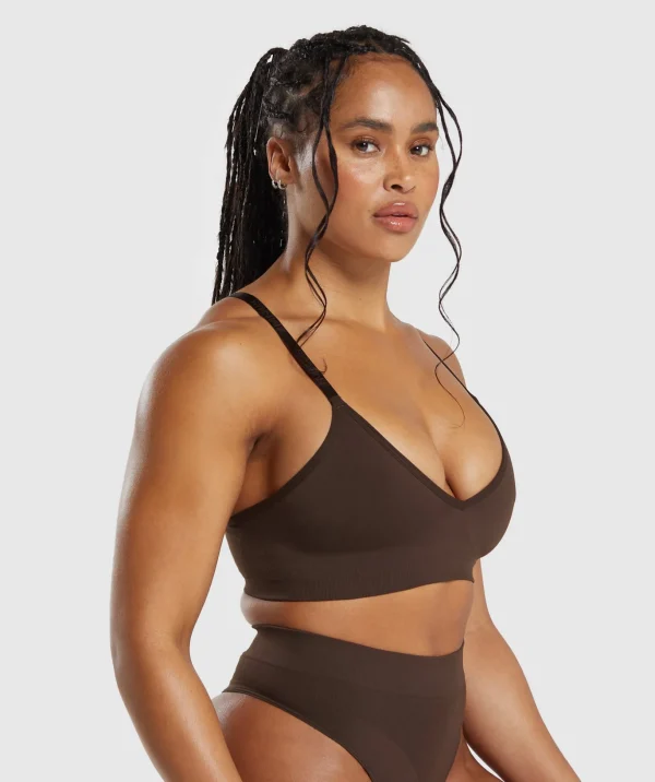 Seamless V Neck Bralette