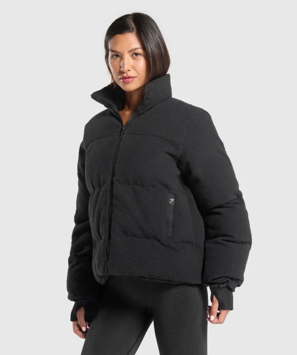 Sherpa Puffer Jacket