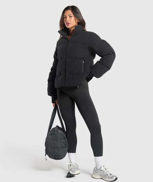 Sherpa Puffer Jacket