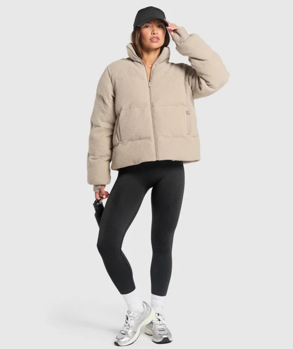 Sherpa Puffer Jacket