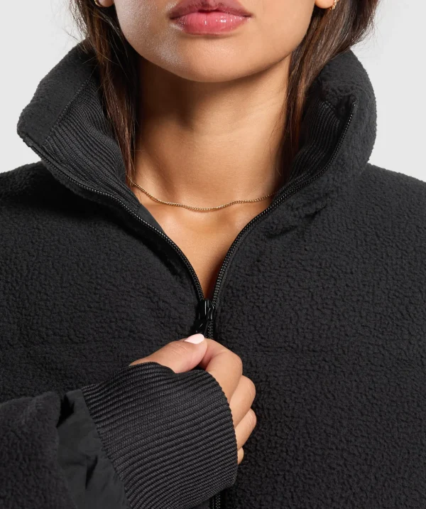 Sherpa Puffer Jacket