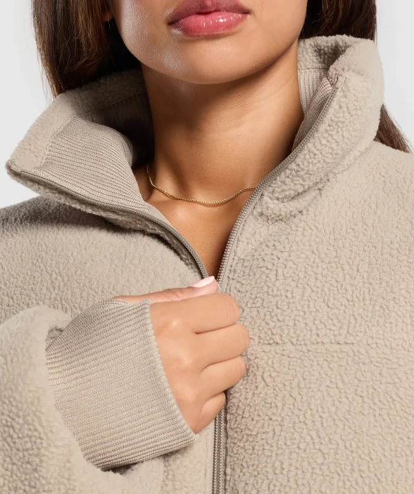 Sherpa Puffer Jacket