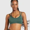 Strap Feature Sports Bra