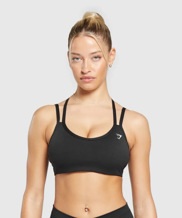 Strap Feature Sports Bra