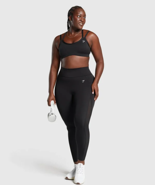 Strap Feature Sports Bra