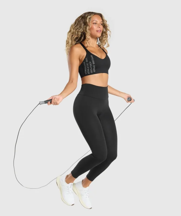 Strappy Back Medium Support Sports Bra
