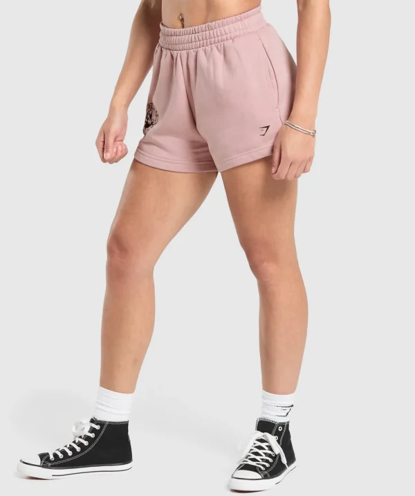 Strong Girl Lifting Club Graphic Shorts