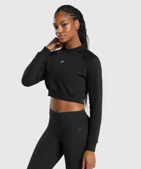 Training Fleece Cropped Sweatshirt