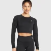 Training Long Sleeve Crop Top