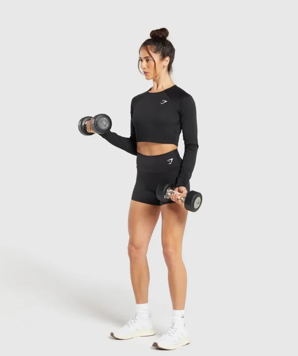 Training Long Sleeve Crop Top