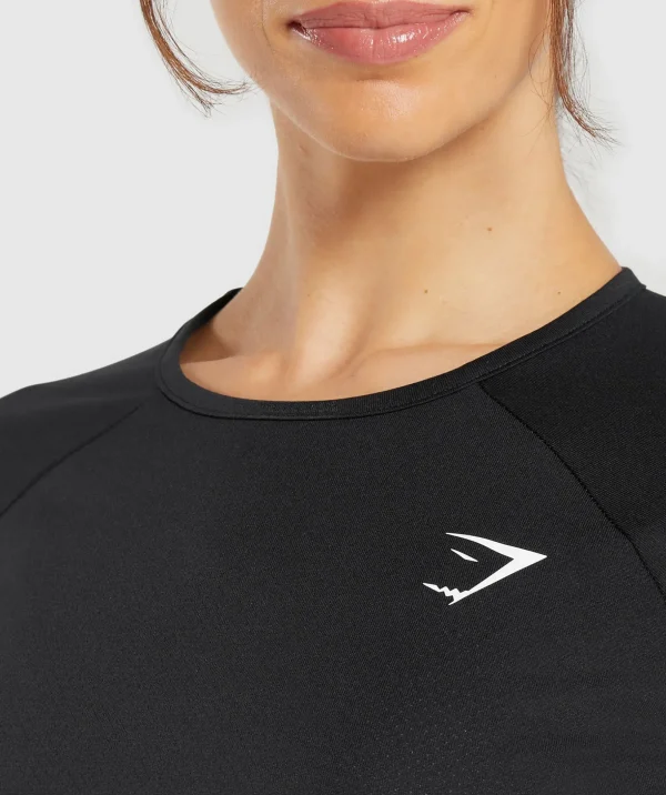 Training Long Sleeve Crop Top