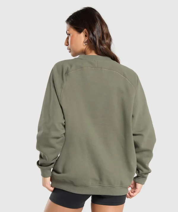 Training Oversized Fleece Sweatshirt