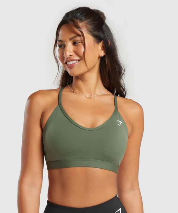 V Neck Sports Bra
