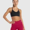 V Neck Sports Bra