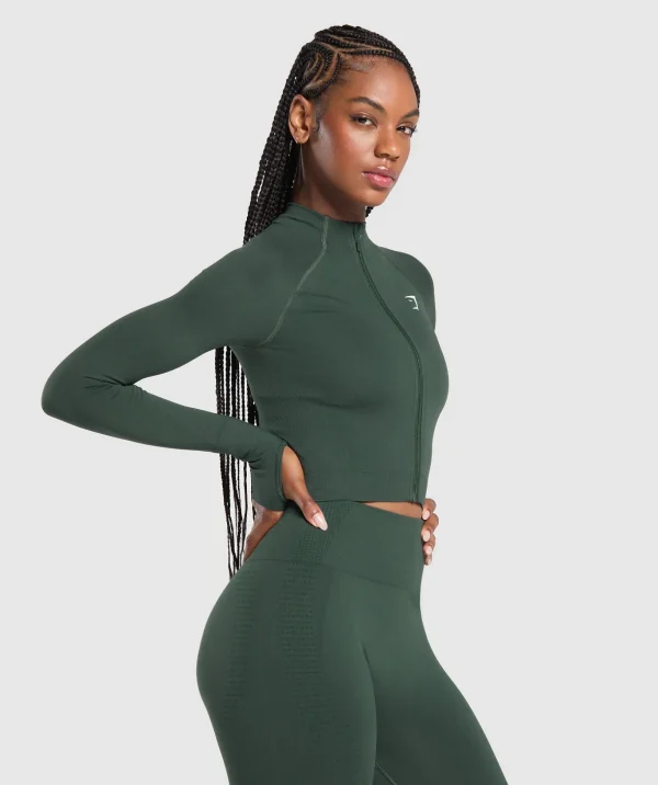 Vital Seamless 2.0 Midi Zip Up Jacket