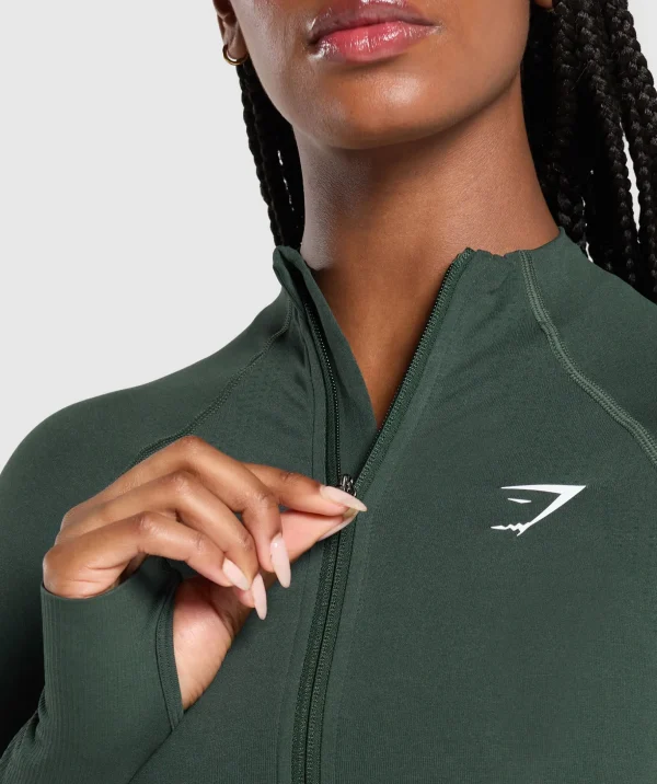 Vital Seamless 2.0 Midi Zip Up Jacket