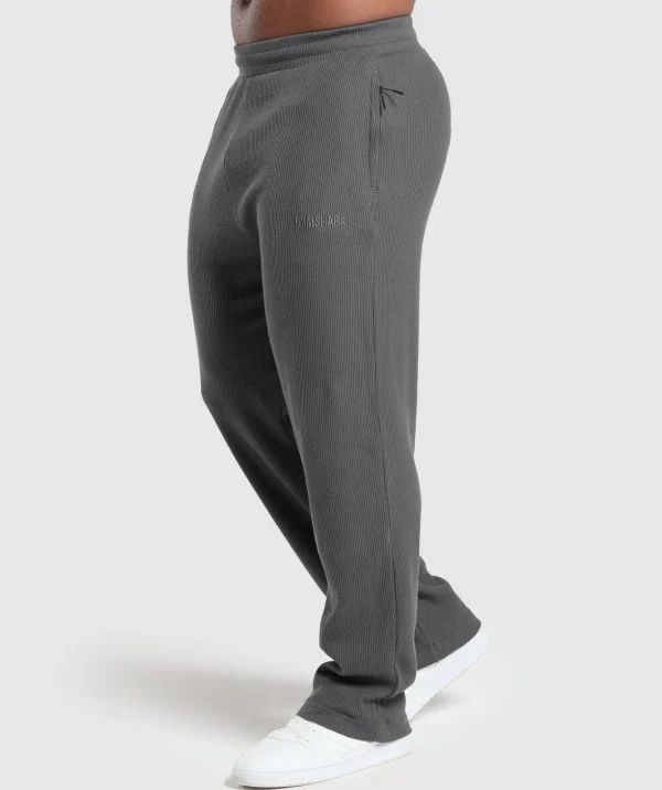 Waffle Straight Leg Joggers