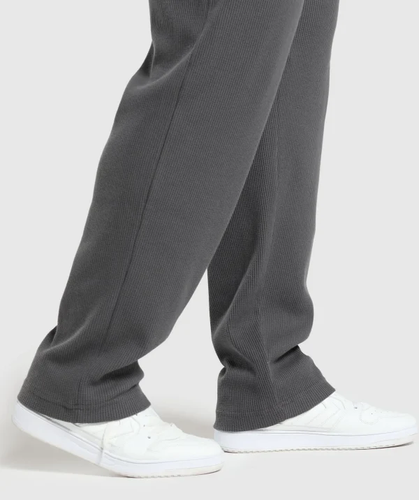 Waffle Straight Leg Joggers