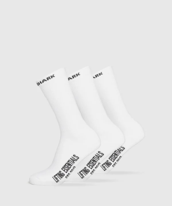 Wordmark Crew 3pk