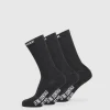 Wordmark Crew 3pk